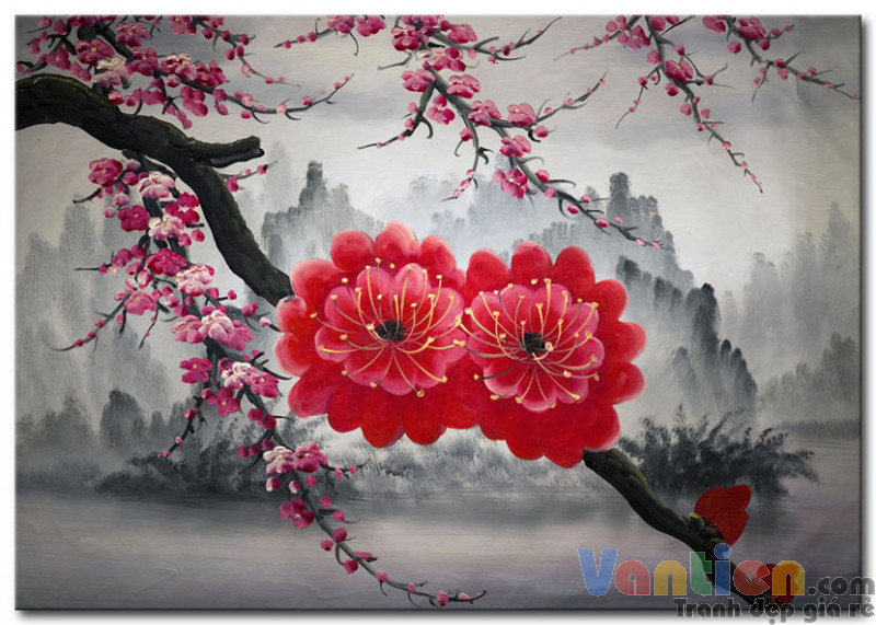 Vẽ tranh hoa anh đào là một nghệ thuật phổ biến của người Nhật, và bức tranh này giúp bạn khám phá vẻ đẹp của nó. Với sự kết hợp các màu sắc và nét vẽ tinh tế, những bông hoa anh đào trong bức tranh này đẹp đến nổi khiến người xem cảm thấy cực kì thích thú.